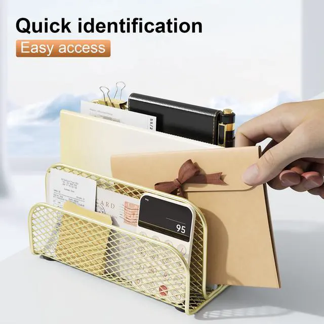 Alt view image 3 of 7 - Mail Organizer Countertop