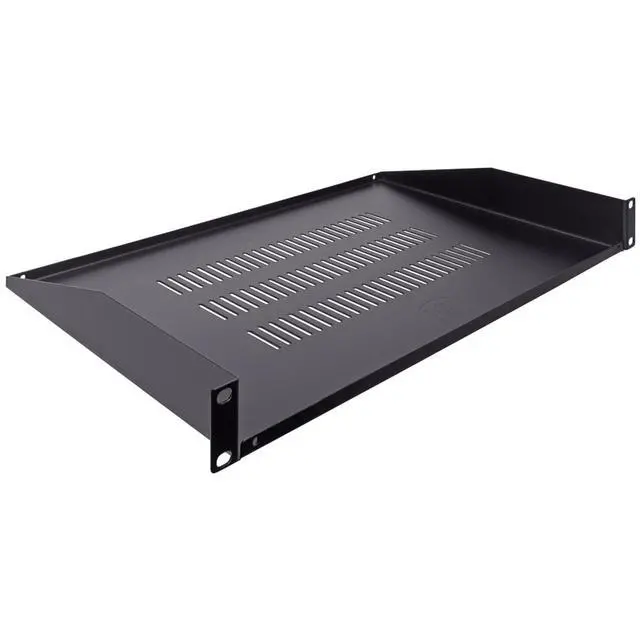 Alt view image 5 of 6 - Cantilever Server Shelf Vented Shelves Rack Mount 19 Inch 1U Black 10 Inches (250mm) deep