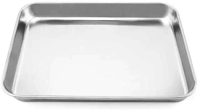 Main image of stainless Steel Instrument Tray, Utility Tray Tool Organizer Trays for Lab Instruments, 10 1/4 x 7 7/8 x 1 5/16 inch, 1 Pack
