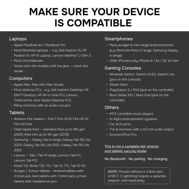 Alt view image 7 of 7 - Adults & Kids Headphones with Cord, Microphone & Volume Control - Wired Headphones with Mic, Plug In Teens Corded Head phones Wire for Laptop, Computer, Chromebook, iPad & Tablet 3.5mm Aux