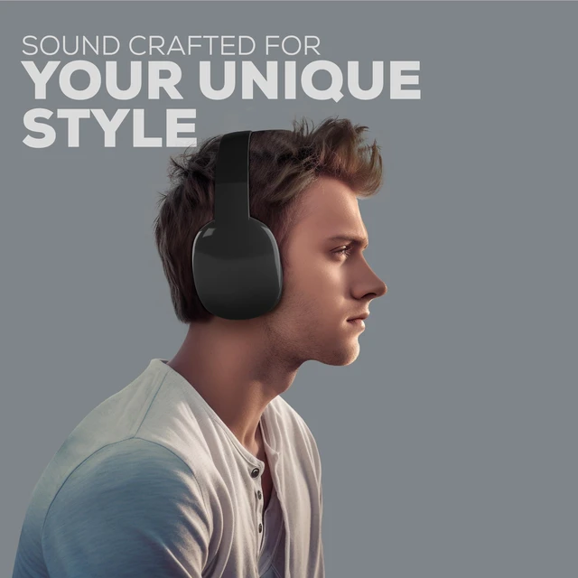 Alt view image 5 of 7 - Wireless Over Ear Bluetooth Headphones with Microphone - Wireless Headset -Noise Reduction - Bluetooth, Wired,Built in Micro SD for Travel, Home, Work TV,PC,Gaming,Cellphone (Black)