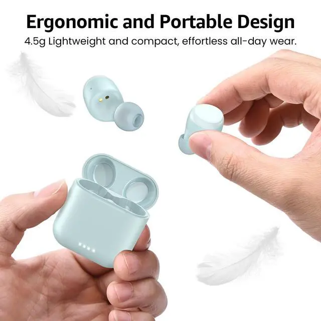Alt view image 7 of 7 - Wireless Earbuds Bluetooth 5.3 Stereo Sound in Ear Headphones