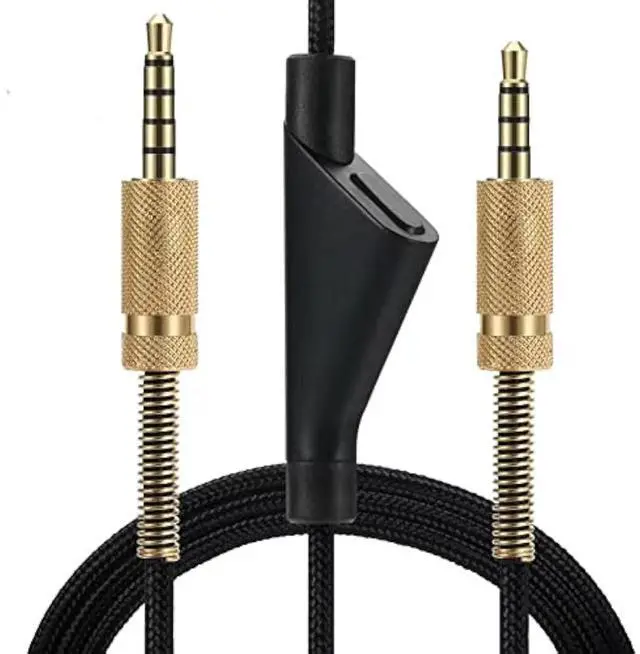 Main image of Replacement Cable Cord for Astro A40/A40TR/A10 Gaming Headsets, Aux Wire with Volume Mute Function 2.0 M 6.5 Feet Compatible with Xbox-one PC Ps4 etc (Mute)