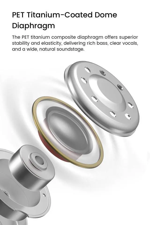 Alt view image 3 of 7 - Bunny Wired Gaming Earphones, HiFi IEM Earbuds with Mic-3.5mm