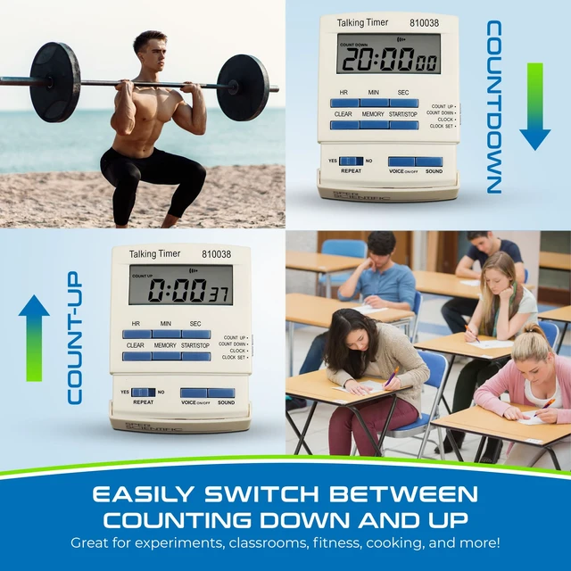 Alt view image 4 of 6 - Talking Lab Countdown Timer