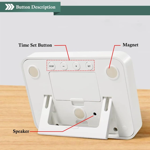 Alt view image 4 of 7 - Digital Countdown Days Timer 9999-Days Electronic Timer for Vacation Retirement Wedding Lab, Large Display for Classroom Graduation,Study Fitness Count Down