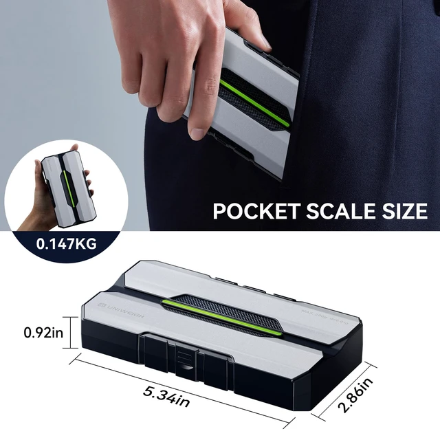 Alt view image 6 of 7 - Digital Pocket Gram Scale 200g/0.01g Accuracy | Small Scales Grams Ounces with 6 Units,Jewelry scale,Coin Scale with 50g Weights for Food/Coins/Gold/Powder,LCD/Tare Function