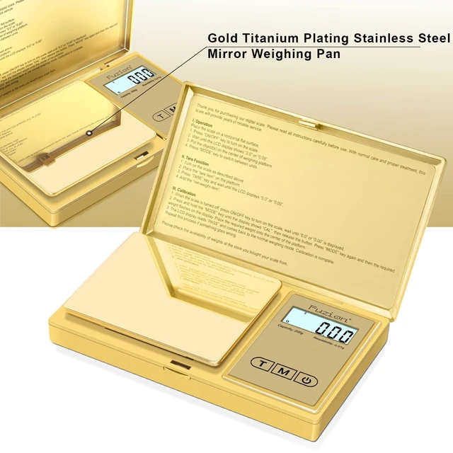 Alt view image 4 of 6 - Digital Pocket Gram Scale 0.01g x 200g - Jewelry Scale Portable | Easy of Use, Tare Function, 6 Modes Ounces Grains, Batteries Included, Mini Scale for Jewelry, Coins, Herb, Small Food