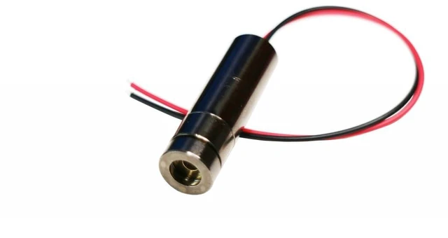 Main image of 450nm Blue Module Diode (Industrial Blue Dot)445nm | Adjust focus,Nice Bright Blue Dot,Brass Materimal