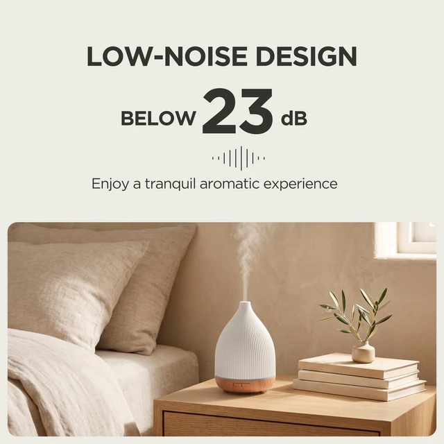 Alt view image 5 of 7 - 100ml Essential Oil Diffuser for Home Aroma Scent Small Humidifier | Palm-sized, USB Powered, Cool Mist Humidifier, Aromatherapy, Auto Shut-Off, 8 Colors, Ultrasonic, Quiet, for Essential Oils