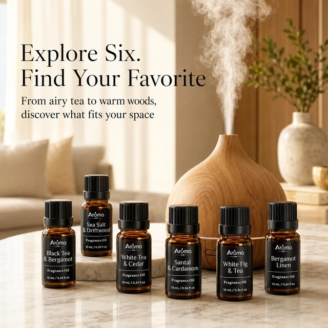 Alt view image 6 of 6 - Luxury Hotel Collection Diffuser Oil Set- 6 x 5 mL | Six Distinctive Hotel-Inspired Scents, From Airy Tea and Fresh Linen to Warm Woods and Coastal Air