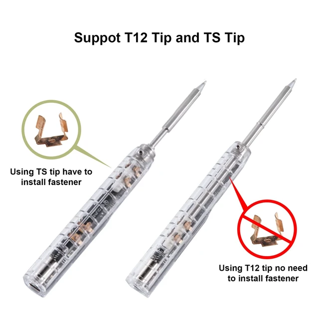 Alt view image 7 of 7 - SI012 Soldering Iron, 68W Electric Soldering Iron Kit Adjustable Temperature 212°F-842°F, 8S Fast Heating, Digital OLED, Auto Sleep, 19V Power Adapter, 2 Soldering Tips Portable Welding Tool