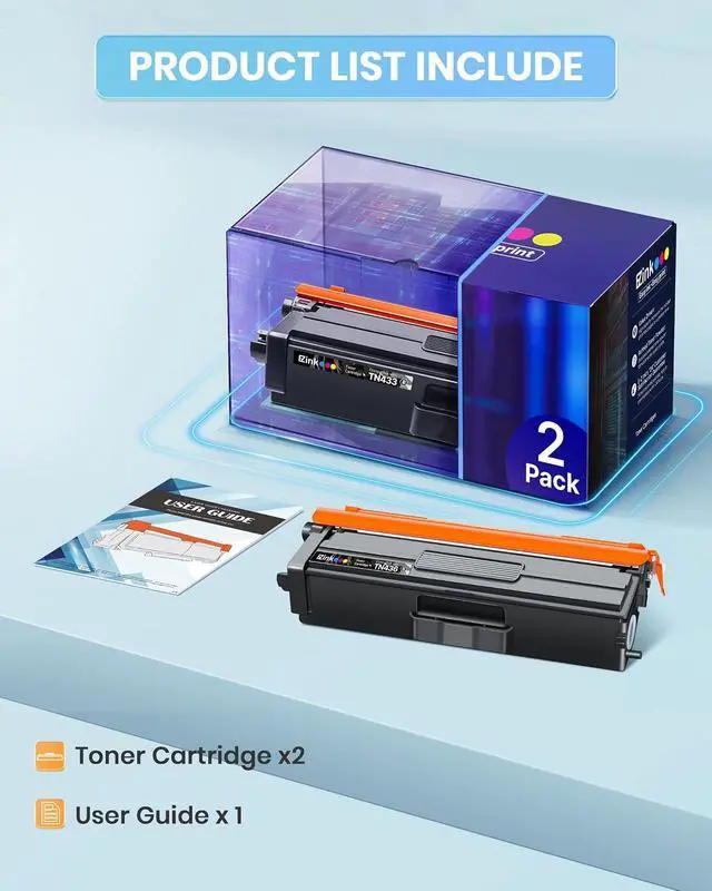 Alt view image 4 of 7 - E-Z Ink TN436 Toner Cartridge Compatible for Brother TN436 TN-436 Toner