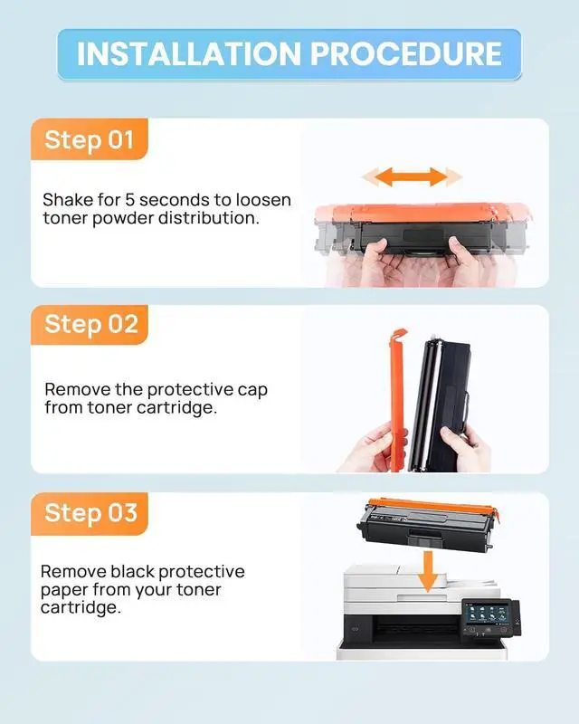 Alt view image 6 of 7 - E-Z Ink TN436 Toner Cartridge Compatible for Brother TN436 TN-436 Toner