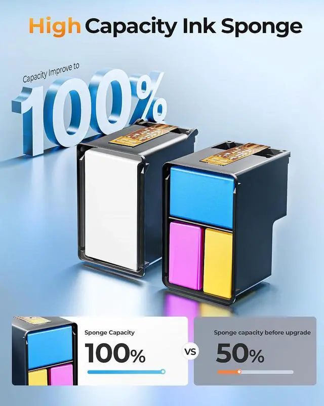 Alt view image 5 of 7 - E-Z Ink Remanufactured Replacememt for 63XL Ink Cartridges Black and Color