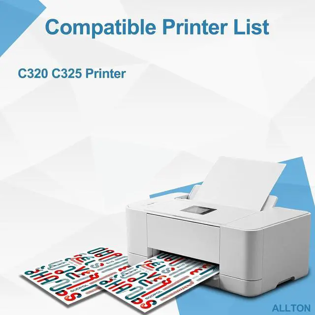 Alt view image 2 of 6 - C320 C325 Toner Cartridge High cacapity 006R04820 006R04821 006R04822 006R04823 Toner with Chip Replacement for Xerox C320 C325 Printer(4-Pack,BK/C/M/Y)