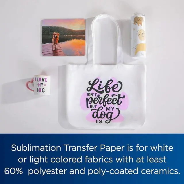Alt view image 6 of 7 - Brother Sublimation Printer, Color Ink Cartridge Set and 100 Sheets Sublimation Paper