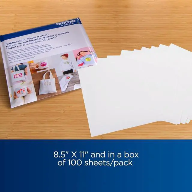 Alt view image 7 of 7 - Brother Sublimation Printer, Color Ink Cartridge Set and 100 Sheets Sublimation Paper