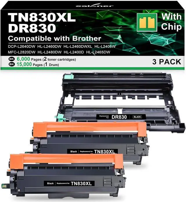 Main image of SAILNER Compatible TN830XL Toner Cartridges DR830 Drum for Brother Printer