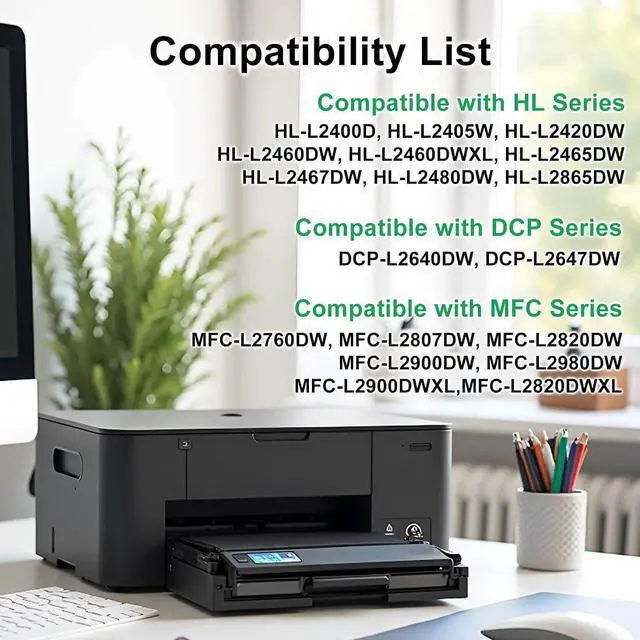 Alt view image 3 of 7 - SAILNER Compatible TN830XL Toner Replacement for Brother TN830XL, 2 Black