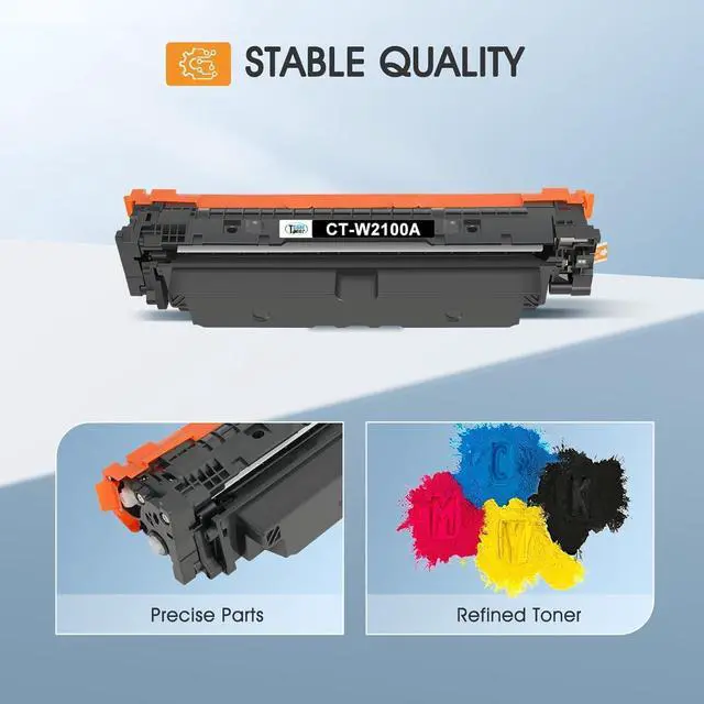 Alt view image 4 of 6 - 210A Toner Cartridges 4 Pack 210 210X 4301fdw 4201dn W2100X W2100A