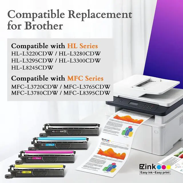 Alt view image 2 of 7 - E-Z Ink TN229XL MFC-L3780CDW Toner for Brother TN229XL Toner Cartridges