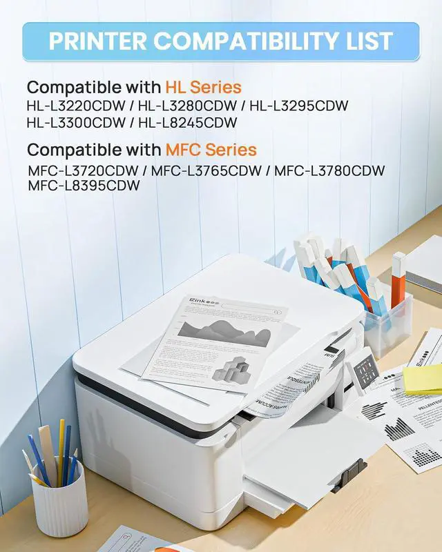 Alt view image 2 of 7 - E-Z Ink Compatible for Brother TN229XL Toner Cartridges TN229 TN229XL Black