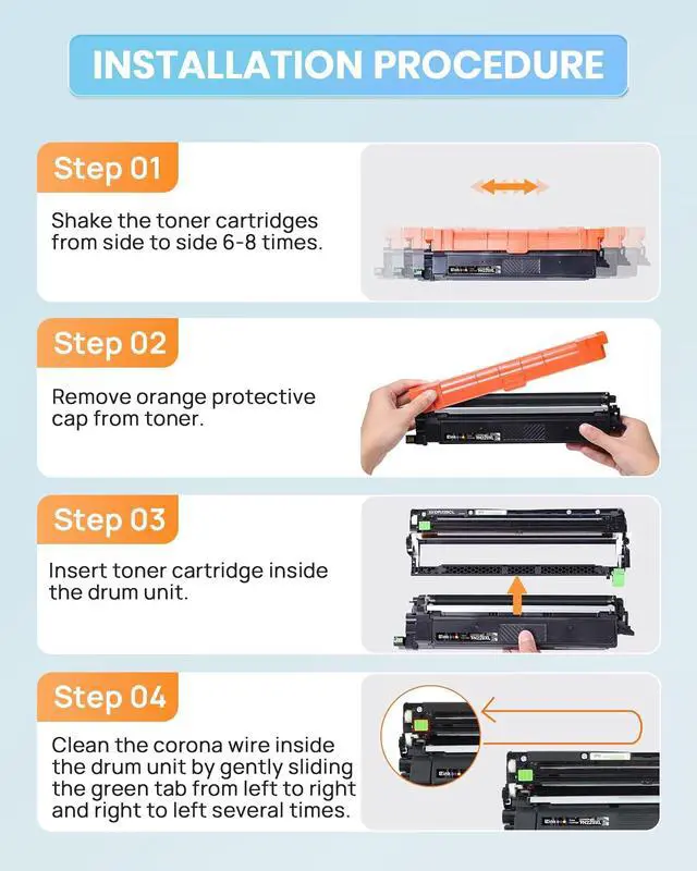 Alt view image 7 of 7 - E-Z Ink Compatible for Brother TN229XL Toner Cartridges TN229 TN229XL Black