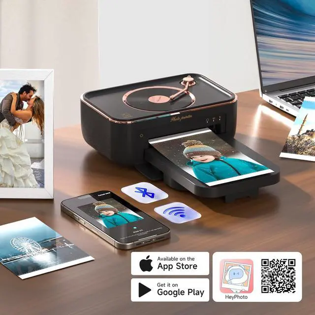 Alt view image 4 of 7 - iDPRT 4x6'' Photo Printer with 20 Sheets Photo Paper & 1 Cartridge