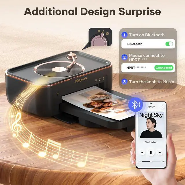 Alt view image 5 of 7 - iDPRT 4x6'' Photo Printer with 20 Sheets Photo Paper & 1 Cartridge