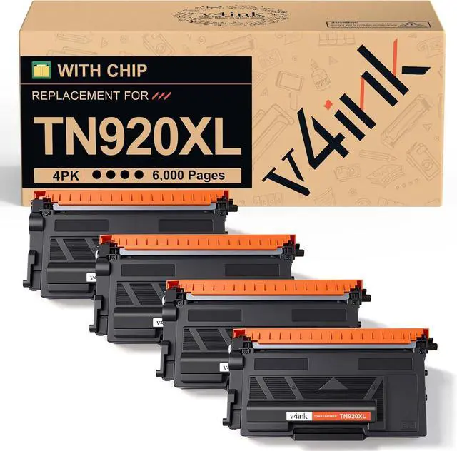 Main image of TN920XL 920XL Toner Compatible for Brother Printer HL-L6210DW Black 4 Pack