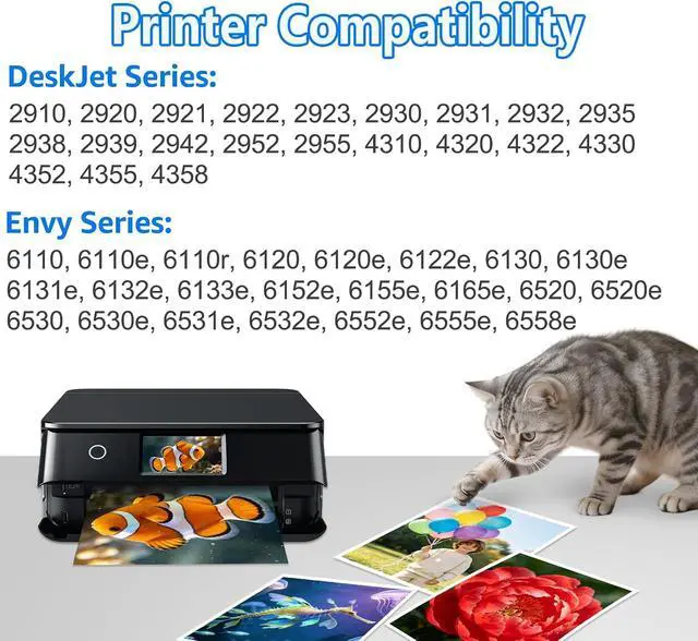Alt view image 2 of 7 - 68XL Ink Cartridges Black/Color Combo Pack for HP Envy 6555e 6155e Ink