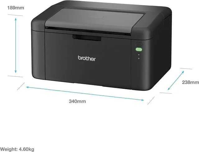 Alt view image 2 of 6 - Brother HL-L1240W Wireless Mono Laser Printer