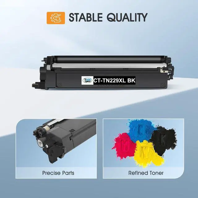 Alt view image 4 of 6 - TN229XL TN229 229XL MFC-L3780CDW Toner Cartridges MFC-L3720CDW HL-L3280CDW