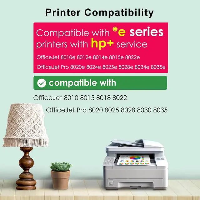 Alt view image 2 of 6 - SAILNER 910XL Ink Cartridges Replacement for HP 910 Ink 910XL Ink Cartridges Combo Pack for HP 910 Work with OfficeJet Pro 8015e 8025e 8020e 8015 8020 8028e 8035e 8010e Printer (4 Pack)