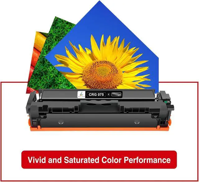 Alt view image 6 of 6 - 075 Toner Cartridge Set 075H for Canon 075 Color MF665Cdw MF663Cdw 4 Pack