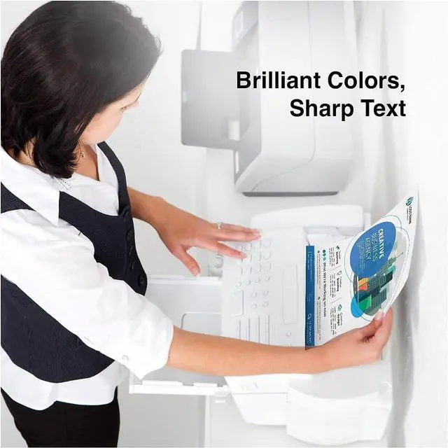 Alt view image 5 of 7 - STAPLES Remanufactured Black/Tri-Color Standard Yield Ink Cartridge Compatible for HP 62, 2 Pack