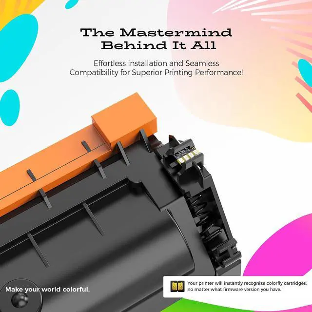 Alt view image 4 of 5 - colorfly 30A Black Toner Cartridge CF230A Replacement for HP 30A CF230A 30X CF230X Compatible with Pro MFP M227fdw M203dw M227fdn M203dn M227sdn M203d M227 M203 Series Printer