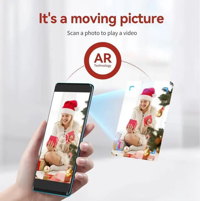 Alt view image 3 of 7 - HPRT MT53 Mini Photo Printer with 50 Sheets Adhesive Paper, 2x3 Instant Portable Color Printer, Compatible with iOS & Android, Bluetooth Small Printer for Smartphones & iPhone