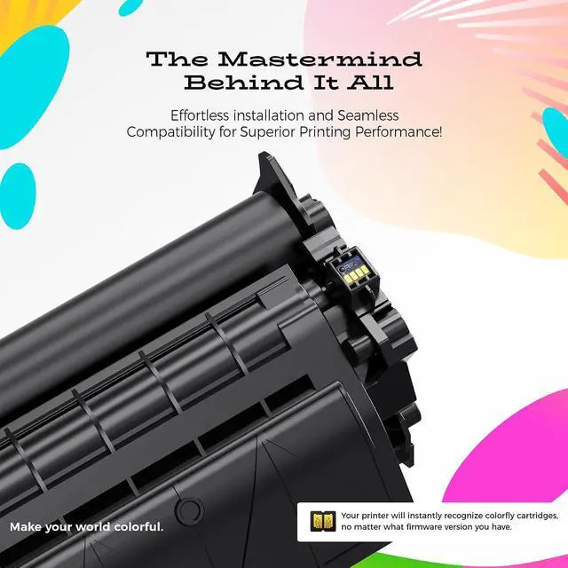 Alt view image 5 of 7 - colorfly 134A W1340A Black Toner Cartridges for HP LaserJet M209dw Printer