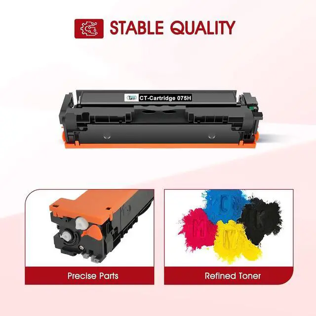 Alt view image 4 of 6 - 075H 075 Toner Cartridge Set MF665CDW MF663Cdw LBP646Cdw Printer 4 Pack