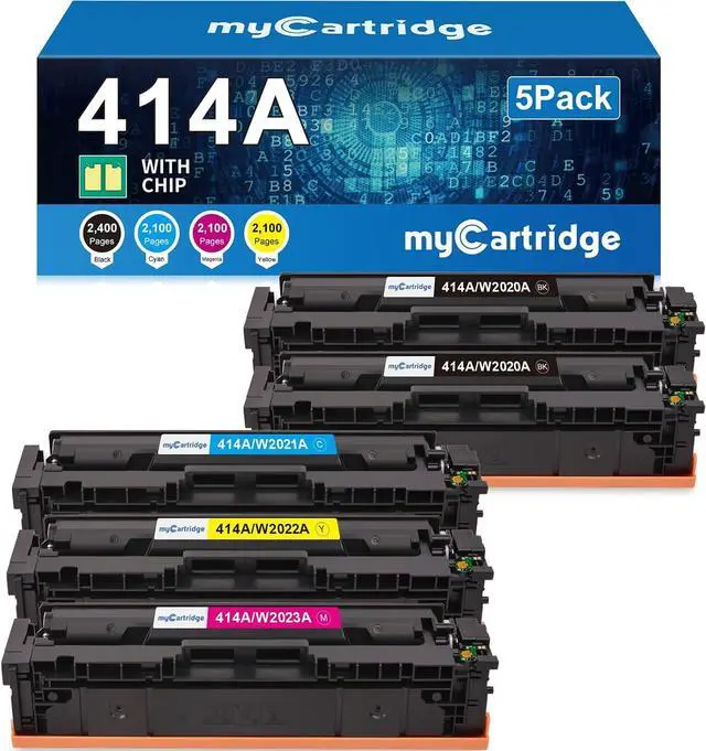 Main image of 414A Toner Cartridges 5 Pack for HP 414A 414X MFP M479fdw M454dw M479 M454