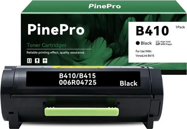 Main image of B410 B415 Black Toner Cartridge with New Chip, Ultra High Yield 25000 Pages, 1 Pack, Compatible with VersaLink B410 B415 Laser Printer