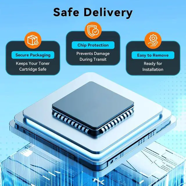Alt view image 7 of 7 - B410 B415 Black Toner Cartridge with New Chip, Ultra High Yield 25000 Pages, 1 Pack, Compatible with VersaLink B410 B415 Laser Printer