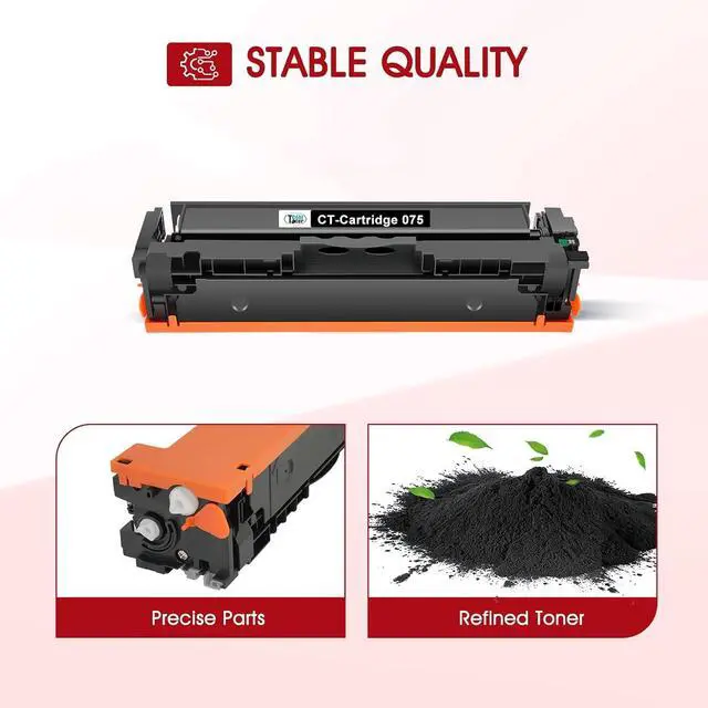 Alt view image 4 of 6 - 075 075H Black Toner Cartridge for Canon 075 MF665CDW MF663Cdw Toner 2 Pack