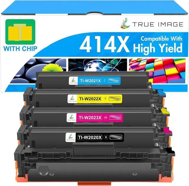 Main image of 414X Toner Cartridges 4 Pack High Yield 414A for HP414X 414 M479fdw M454dw