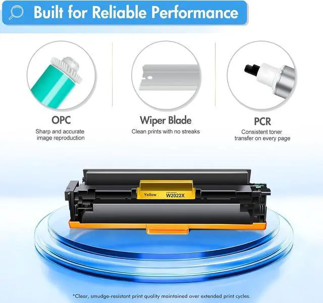 Alt view image 7 of 7 - 414X Toner Cartridges 4 Pack High Yield 414A for HP414X 414 M479fdw M454dw