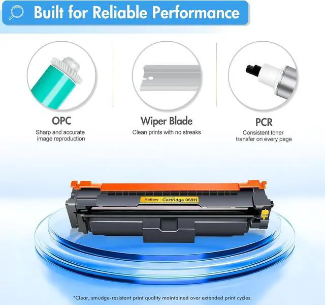 Alt view image 7 of 7 - 069H 069 Toner Cartridge Set for Canon 069 069H MF753Cdw MF751Cdw MF750C