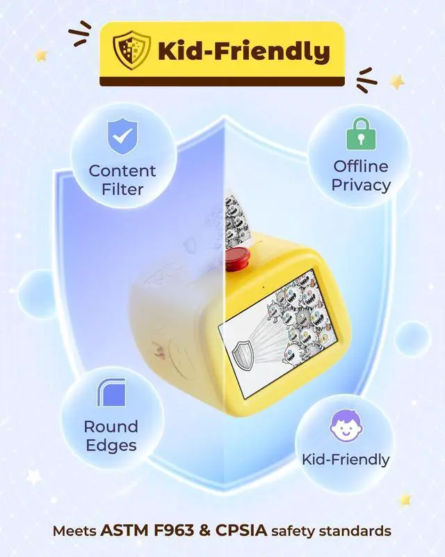 Alt view image 7 of 7 - MUNBYN SP01 Smart AI Sticker Printer Voice to Print for Kids Thermal Maker