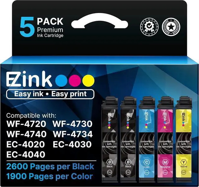 Main image of E-Z Ink Remanufactured Replacement for 802XL Ink Cartridges, 5 Pack